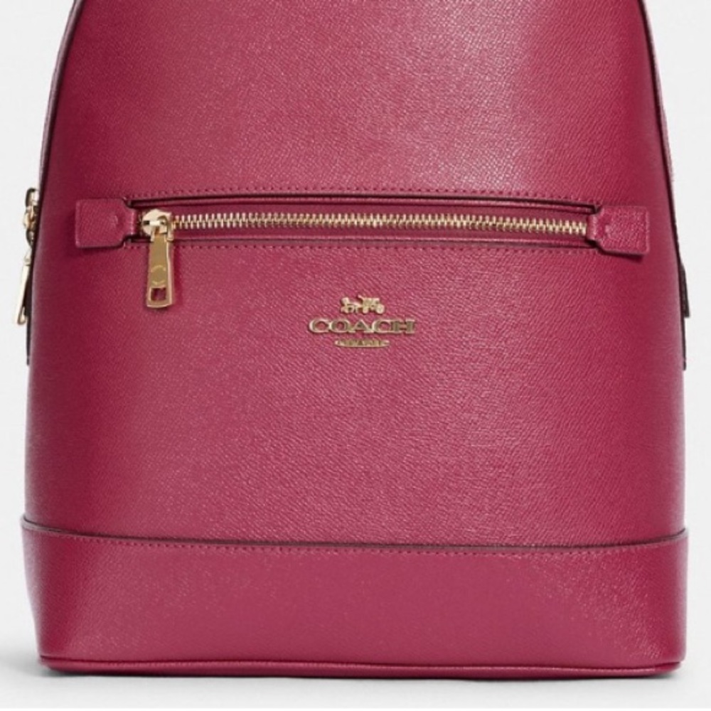 🍧 COACH 🍧 Henley Bright Violet Backpack  NWT - Picture 6 of 6